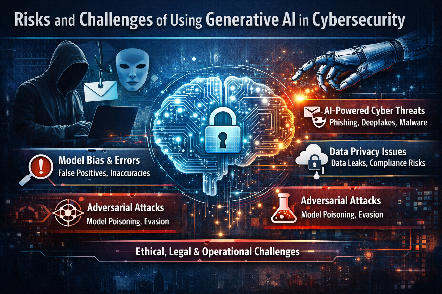 Risks and Challenges of Using Generative AI in Cybersecurity