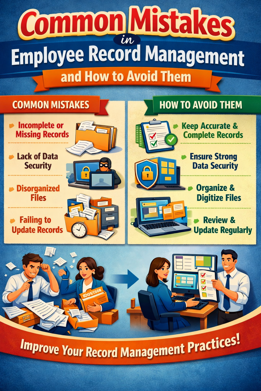 Common Mistakes in Employee Record Management and How to Avoid Them