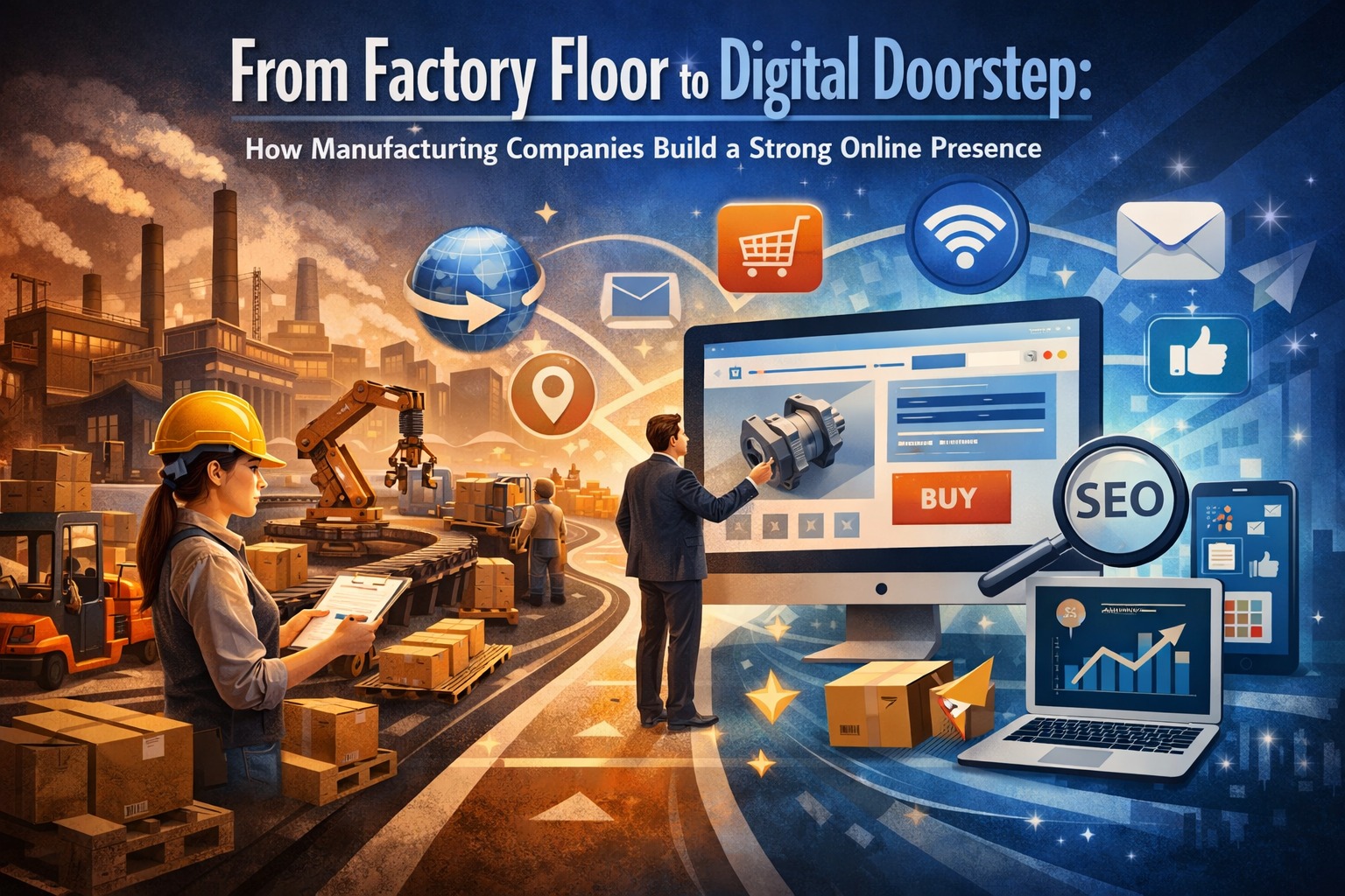 From Factory Floor to Digital Doorstep: How Manufacturing Companies Build a Strong Online Presence