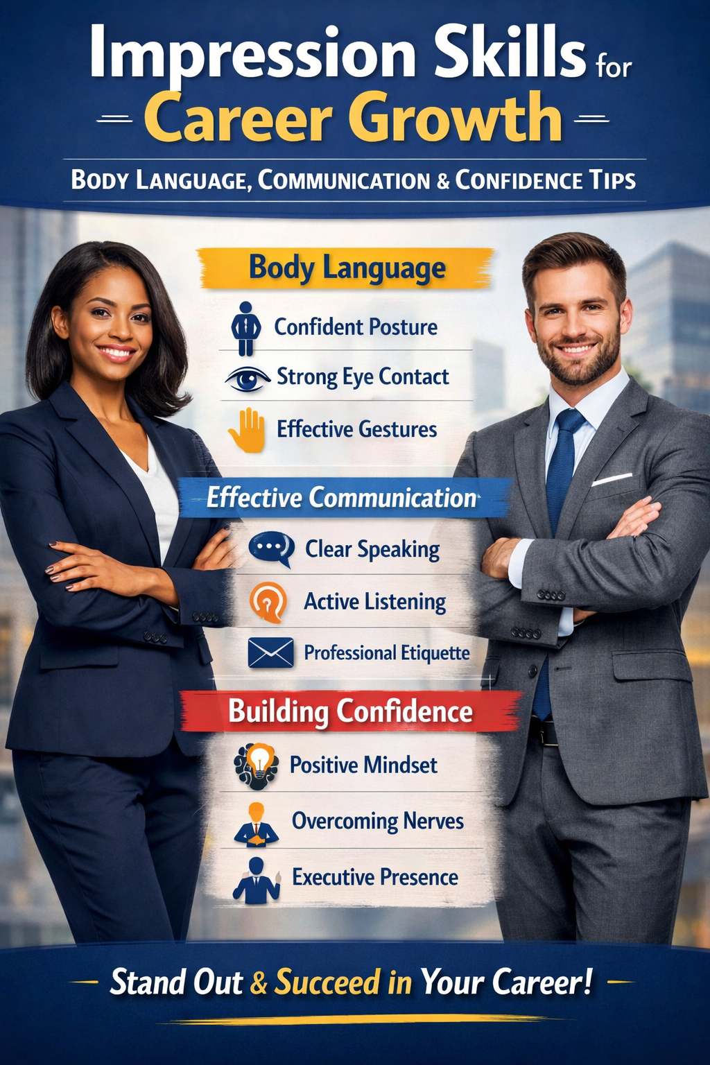 Impression Skills for Career Growth: Body Language, Communication & Confidence Tips