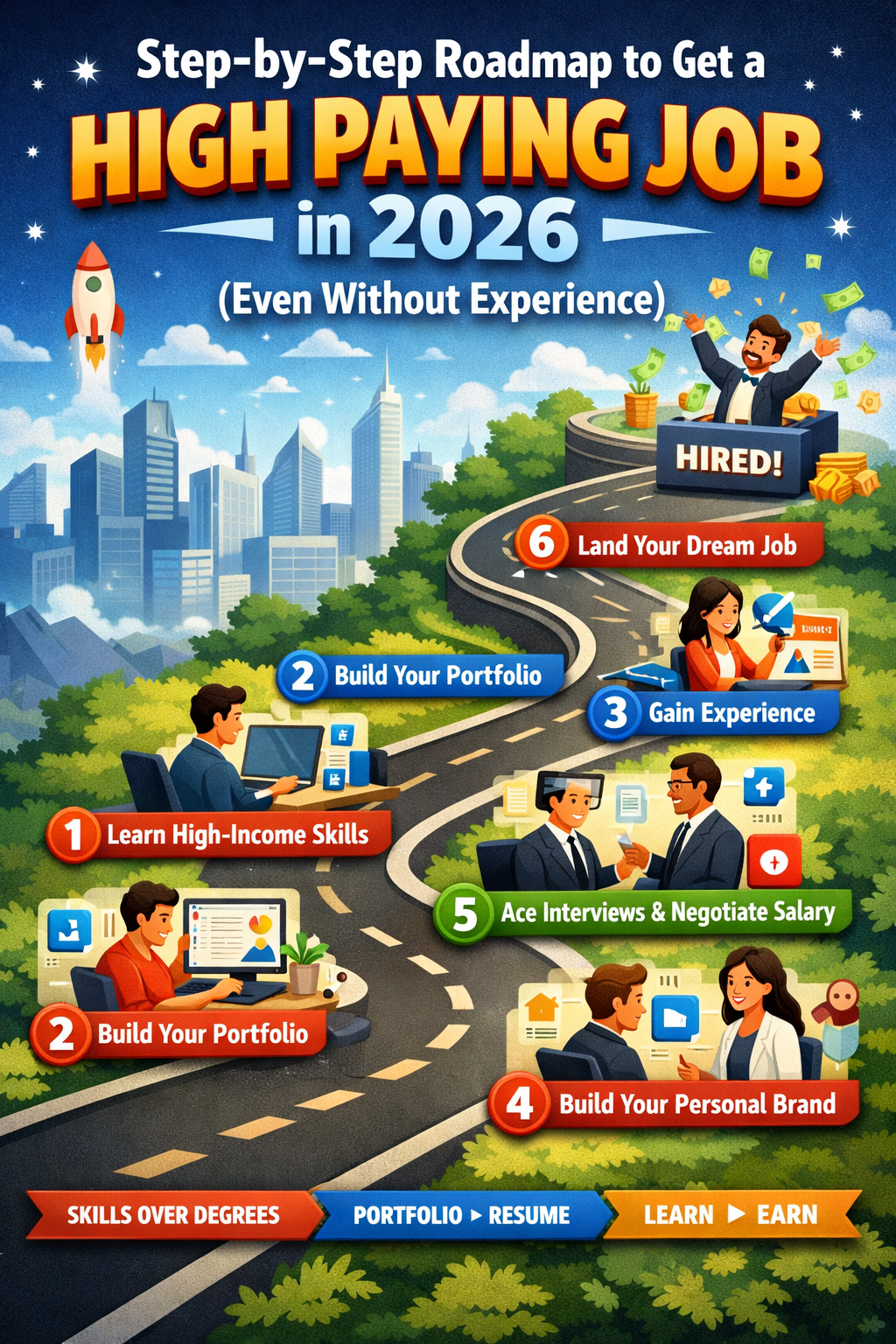 Step-by-Step Roadmap to Get a High Paying Job in 2026