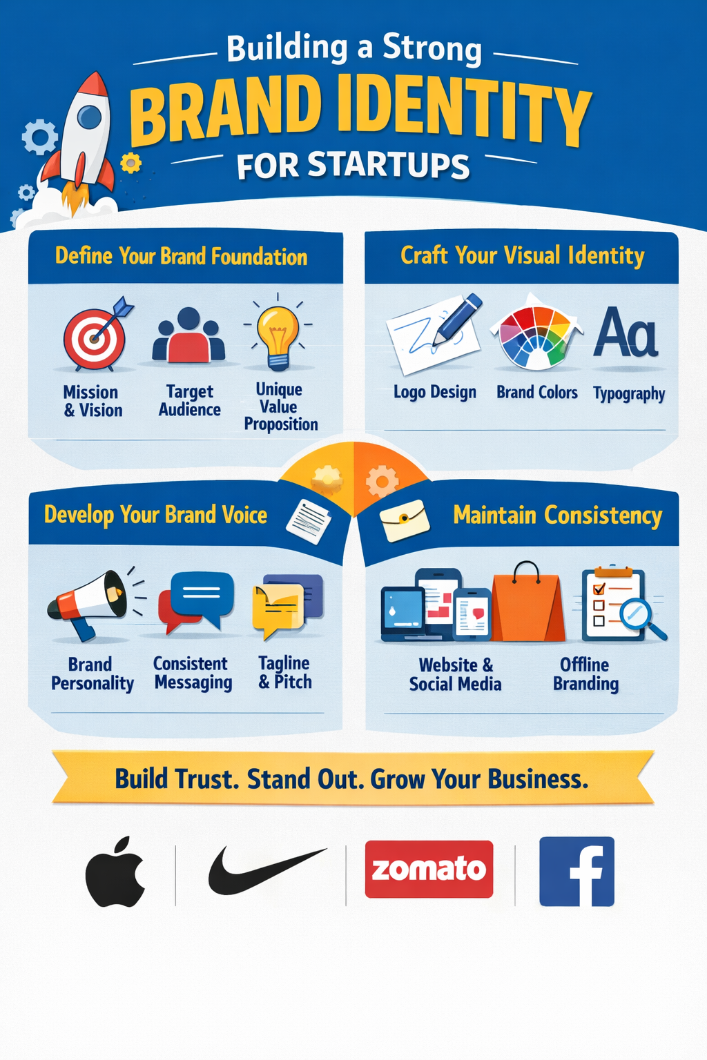 How to Create a Memorable Brand Identity for Your Startup (Logo, Colors, Voice & More)