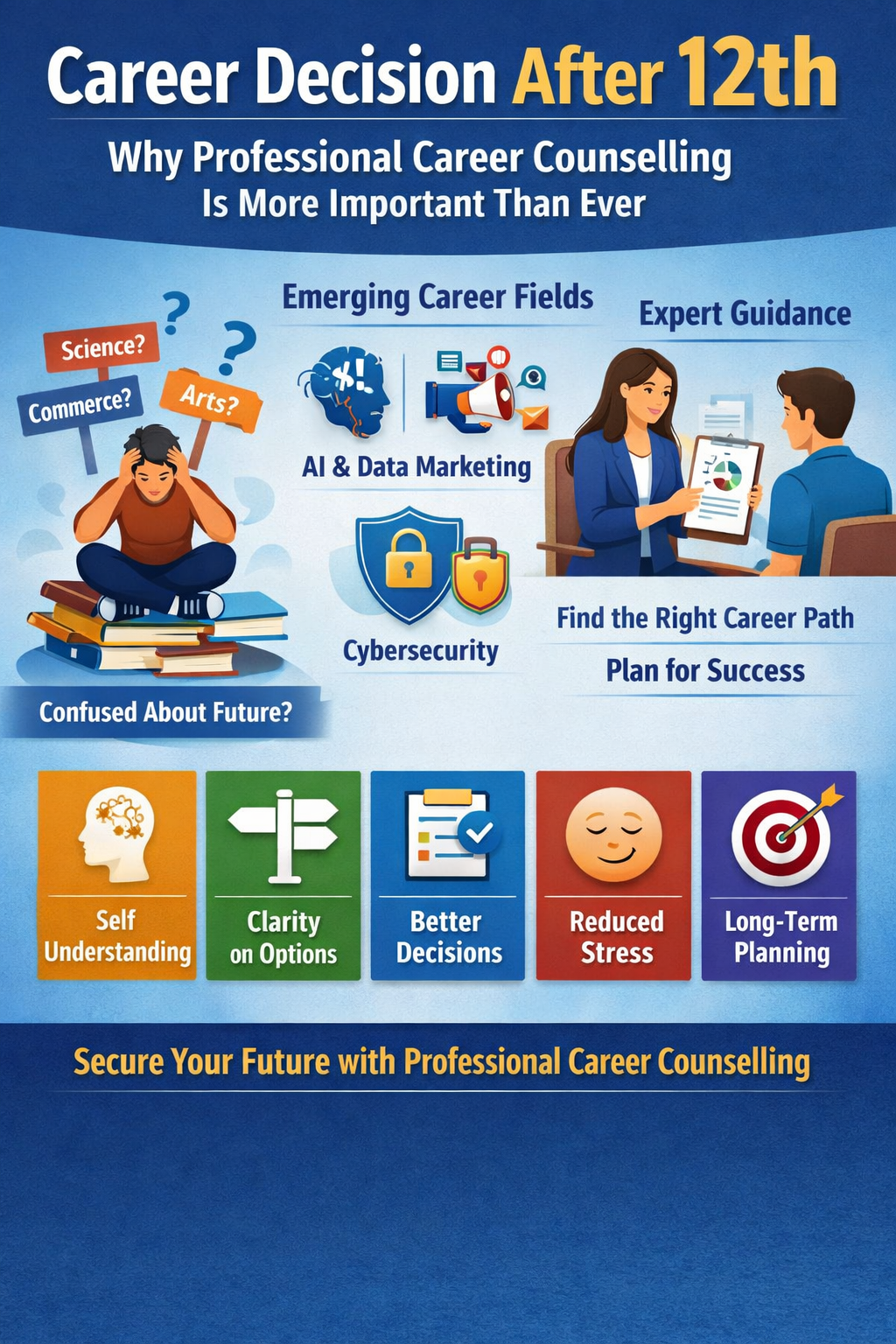 Career Decision After 12th: Why Professional Career Counselling Is More Important Than Ever