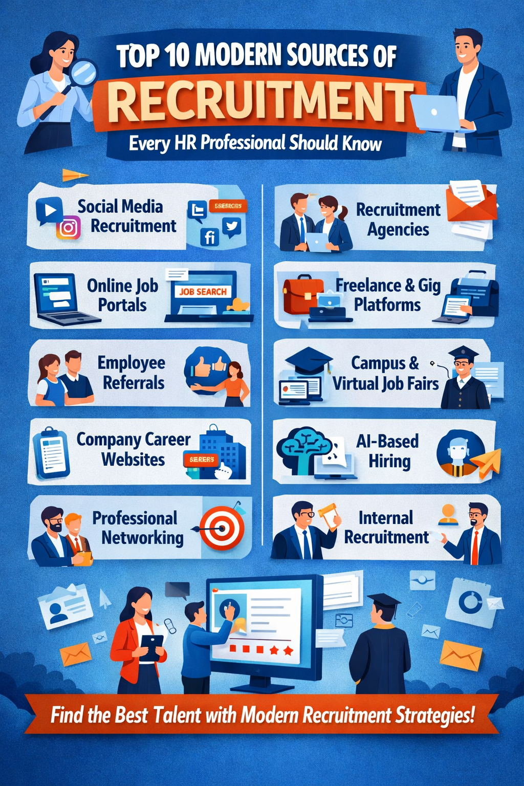 Top 10 Modern Sources of Recruitment Every HR Professional Should Know