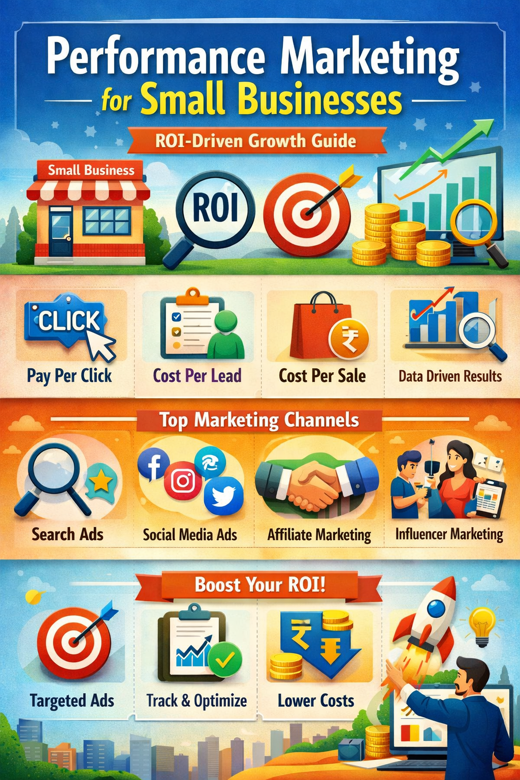 Performance Marketing for Small Businesses: A Complete Beginner’s Guide to ROI-Driven Growth