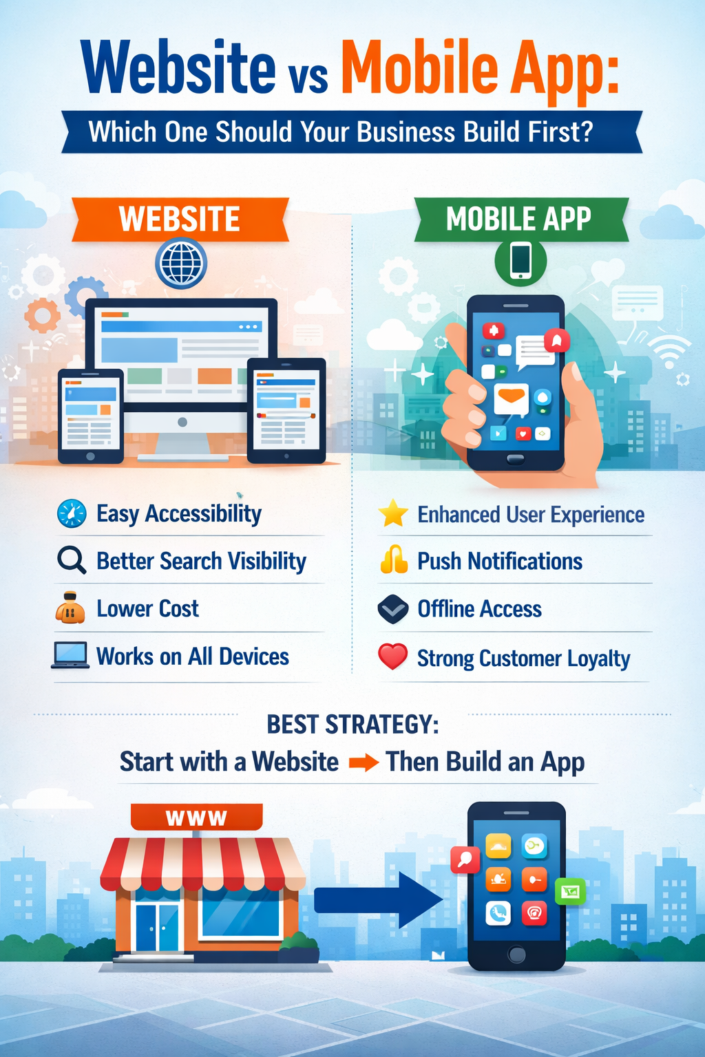 Website vs Mobile App: Which Should Your Business Build First?