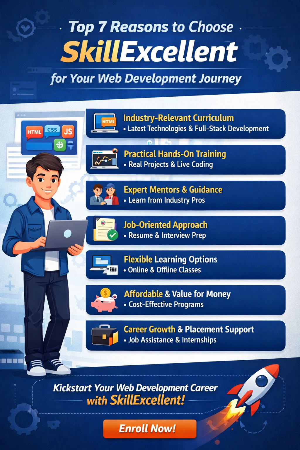 Top 7 Reasons to Choose SkillExcellent for Your Web Development Journey