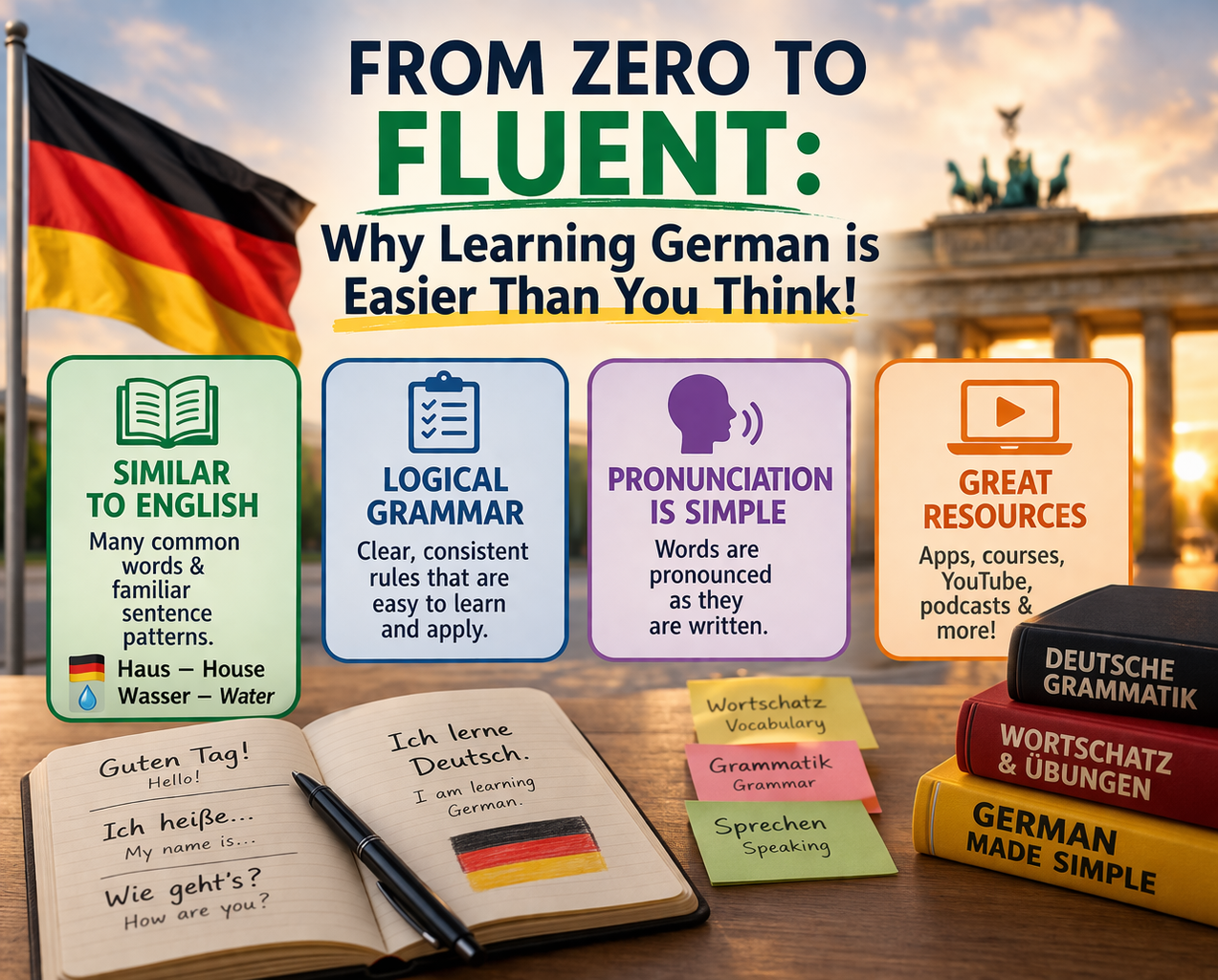 From Zero to Fluent: Why Learning German is Easier Than You Think