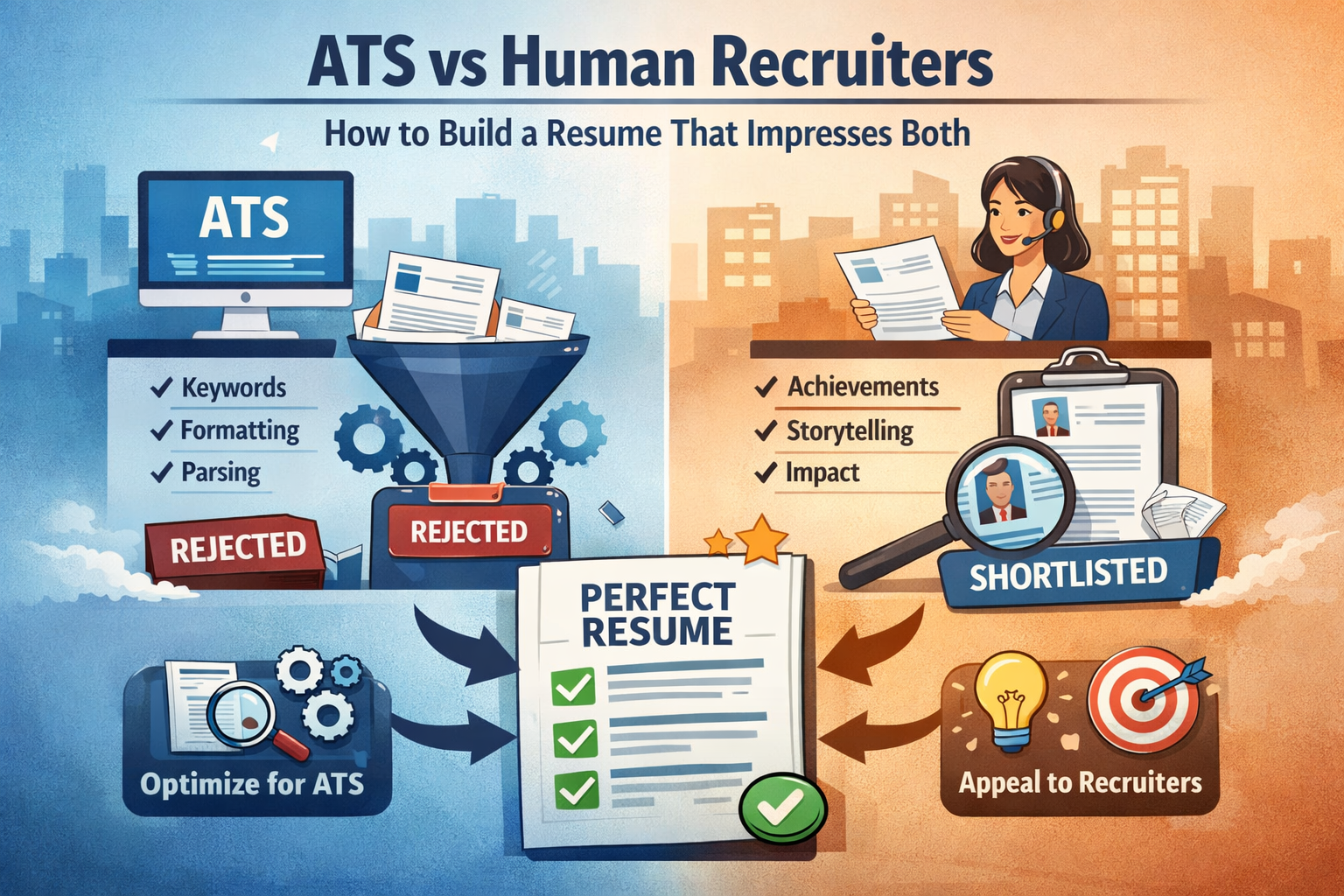 ATS vs Human Recruiters: How to Build a Resume That Impresses Both