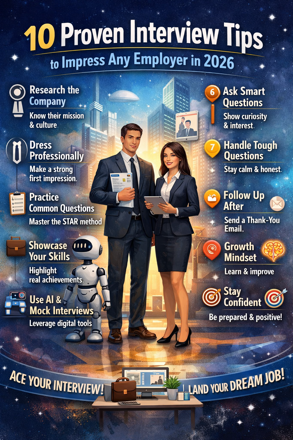 10 Proven Interview Tips to Impress Any Employer in 2026