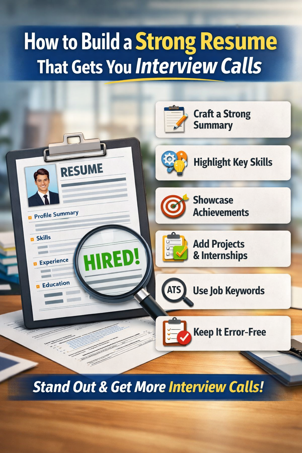How to Build a Strong Resume That Gets You Interview Calls