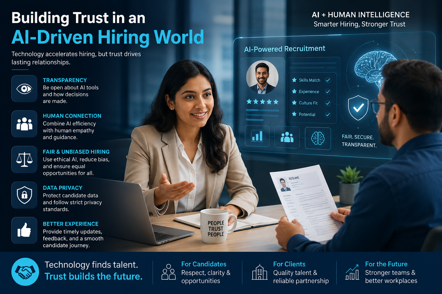 How Recruitment Firms Can Build Trust in an AI-Driven Hiring World