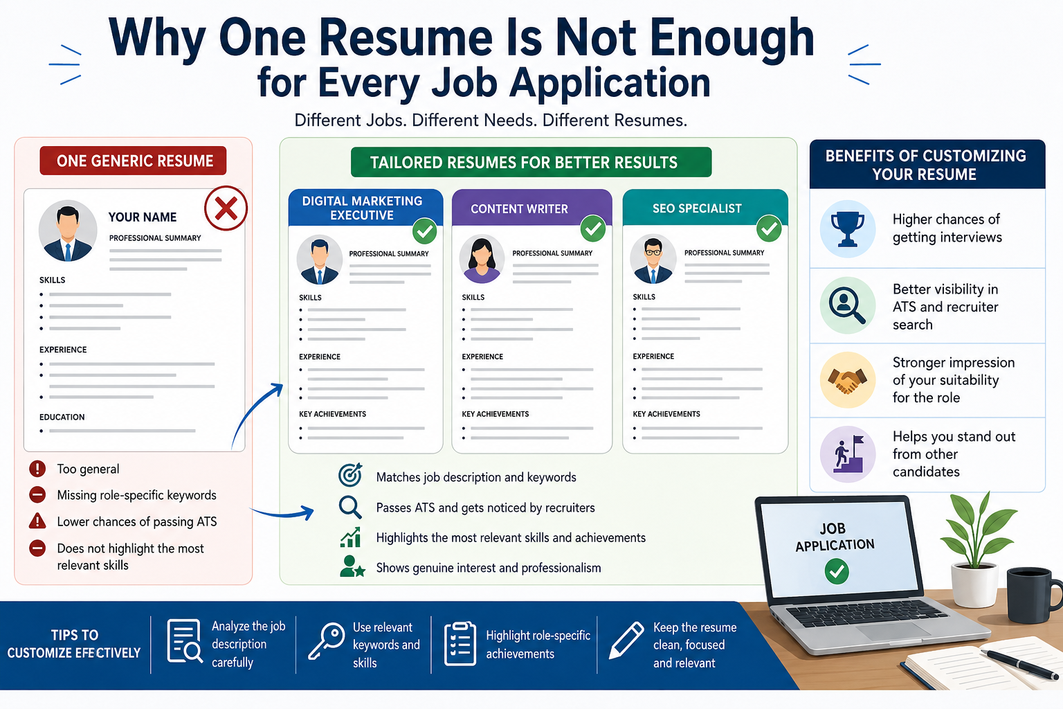 Why One Resume Is Not Enough for Every Job Application