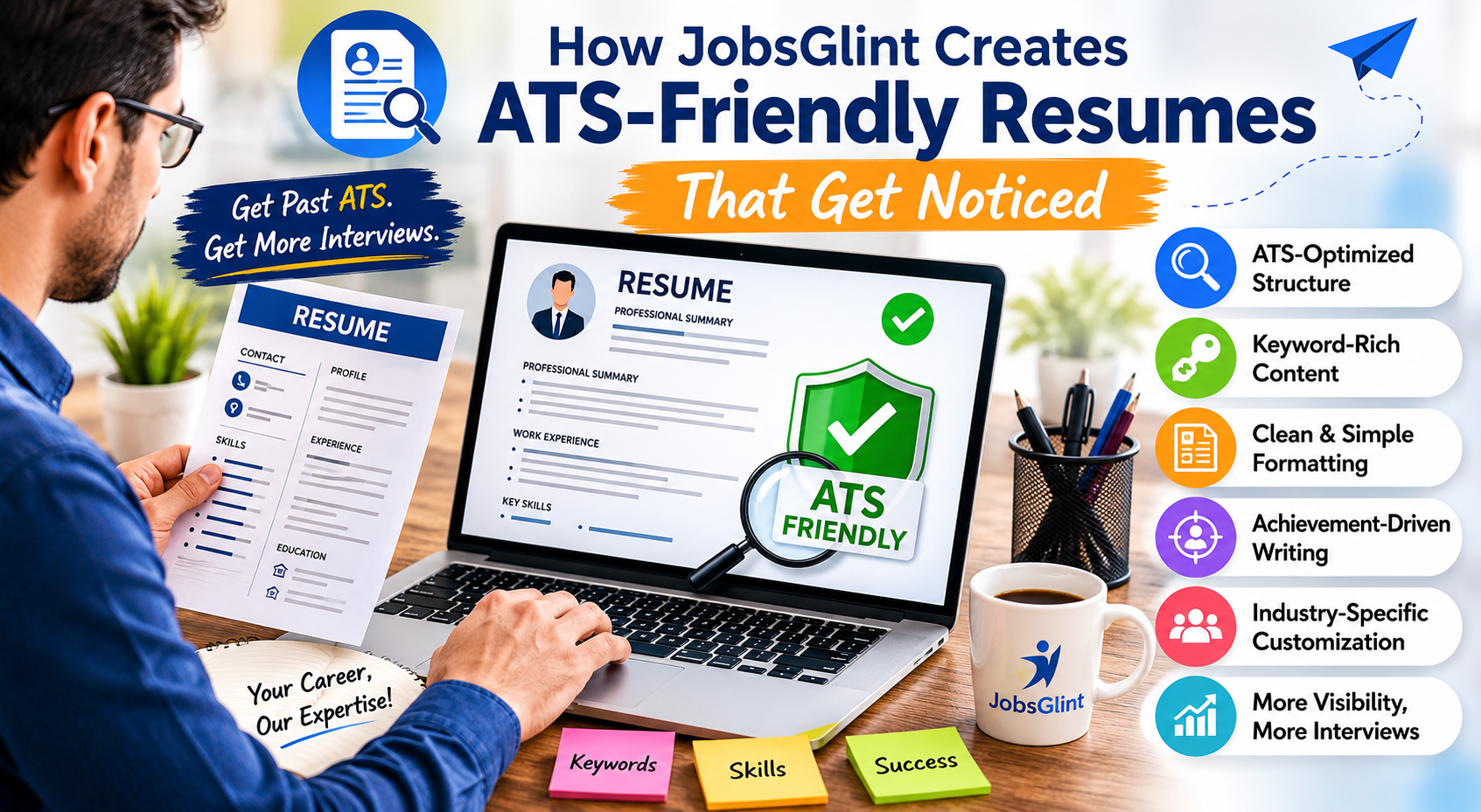How JobsGlint Creates ATS-Friendly Resumes That Get Noticed