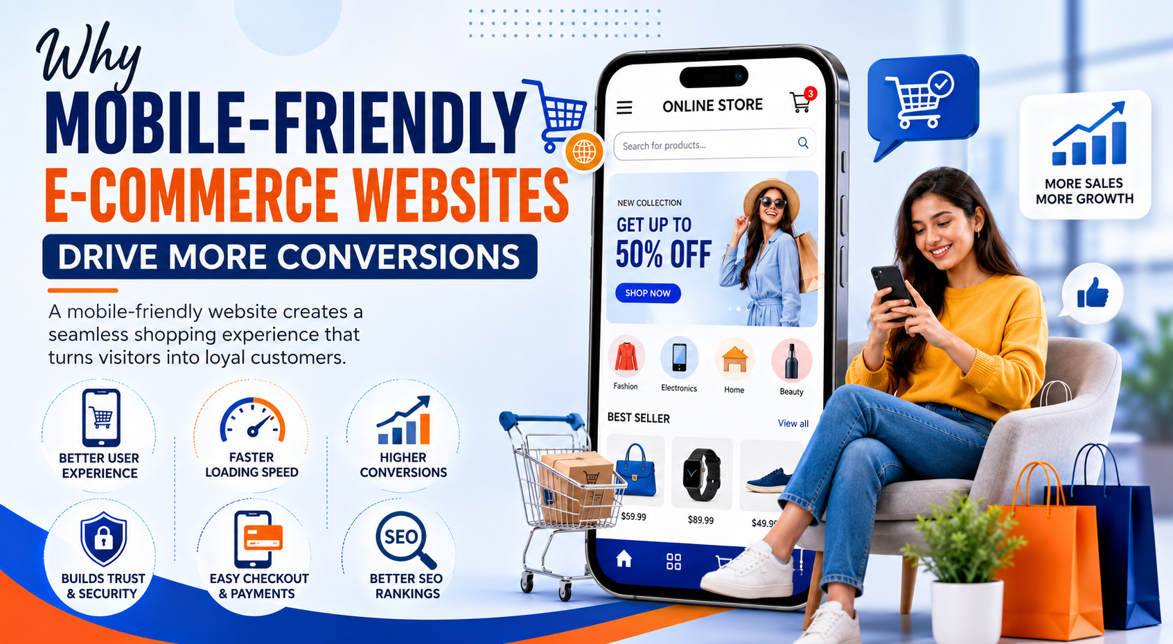 Why Mobile-Friendly E-Commerce Websites Drive More Conversions