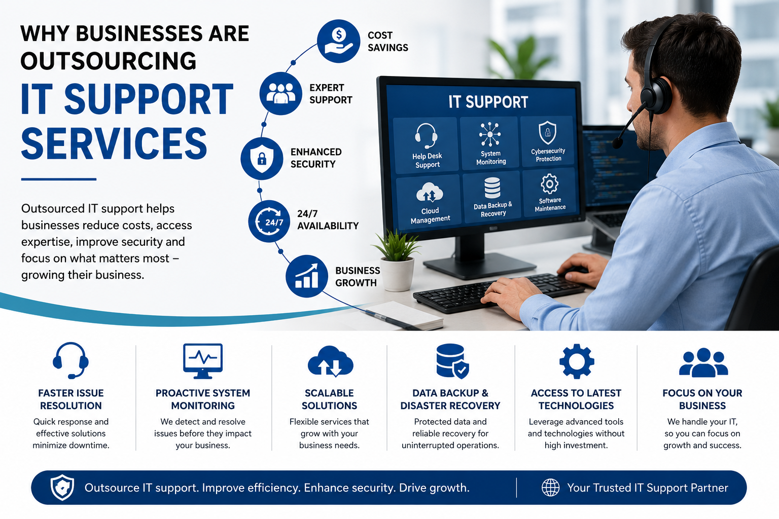 Why Businesses Are Outsourcing IT Support Services