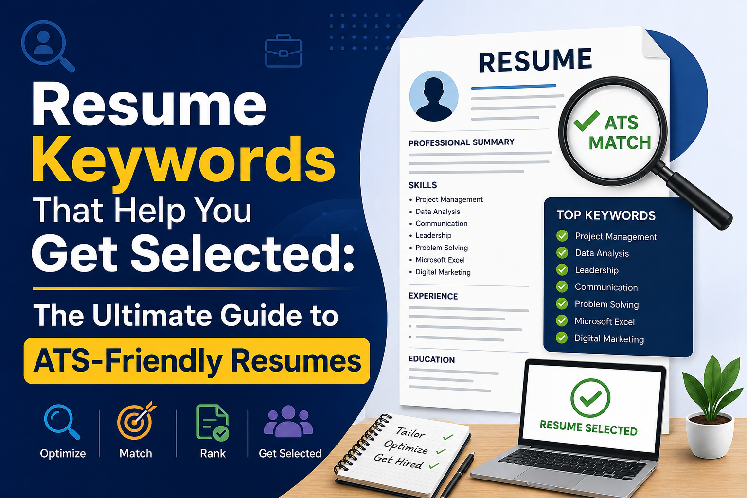 Resume Keywords That Help You Get Selected: The Ultimate Guide to ATS-Friendly Resumes