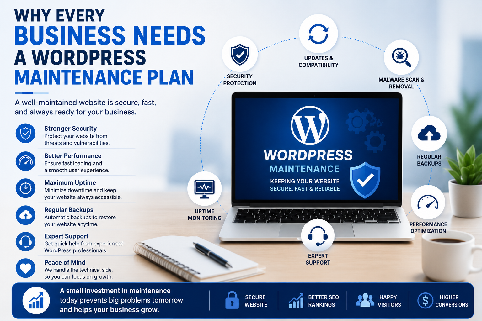 Why Every Business Needs a WordPress Maintenance Plan