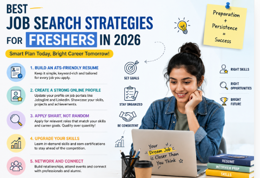 Best Job Search Strategies for Freshers in 2026