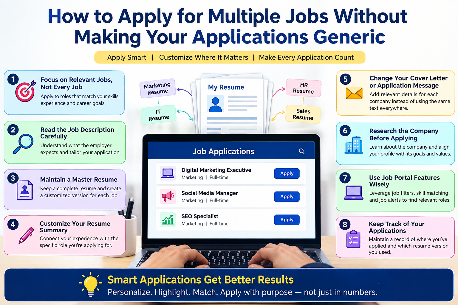 How to Apply for Multiple Jobs Without Making Your Applications Generic
