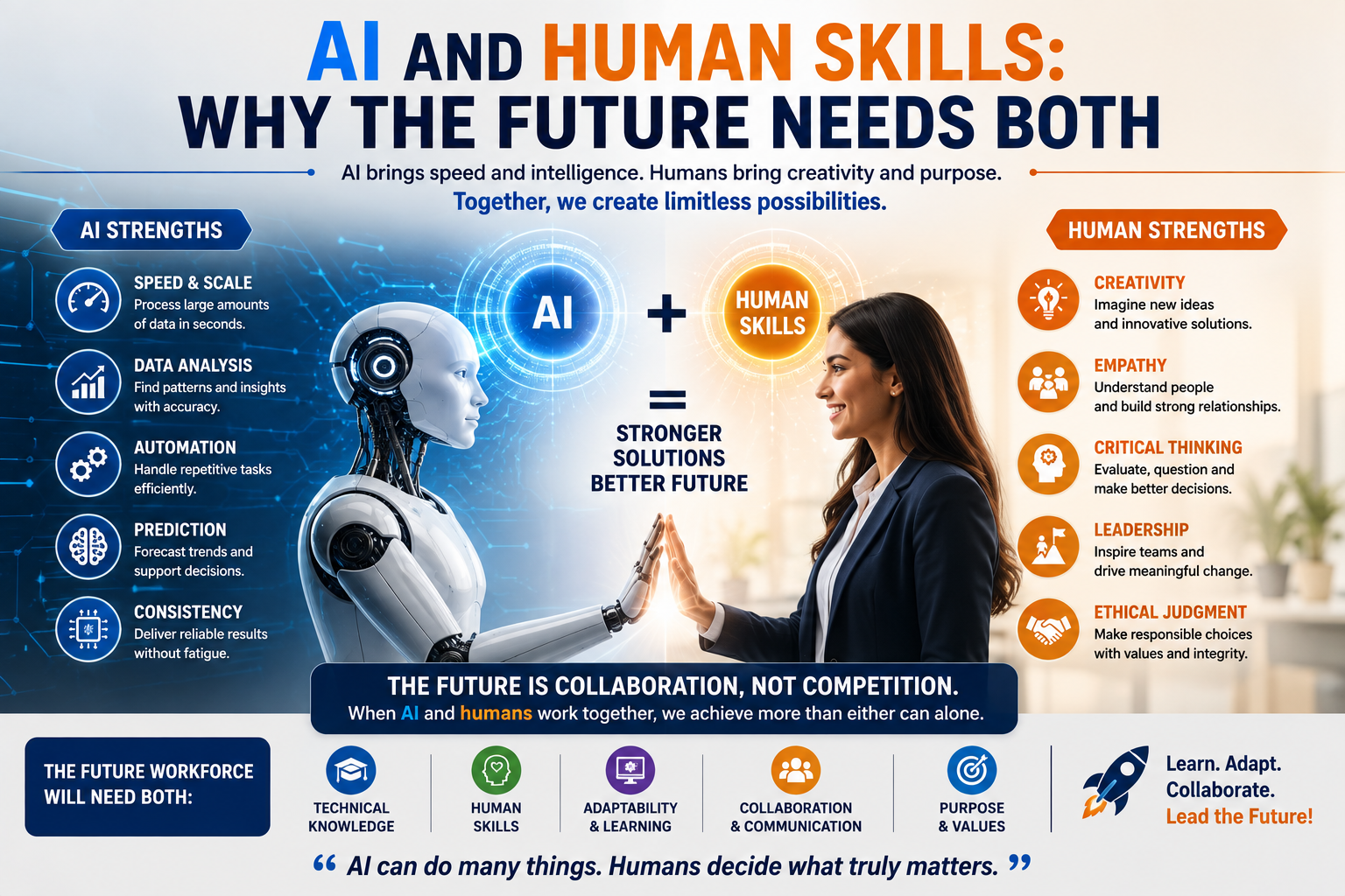 AI and Human Skills: Why the Future Needs Both