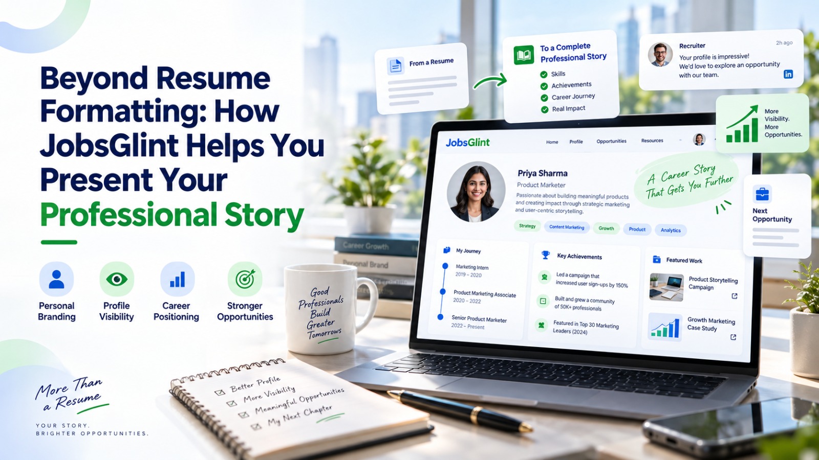 Beyond Resume Formatting: How JobsGlint Helps You Present Your Professional Story