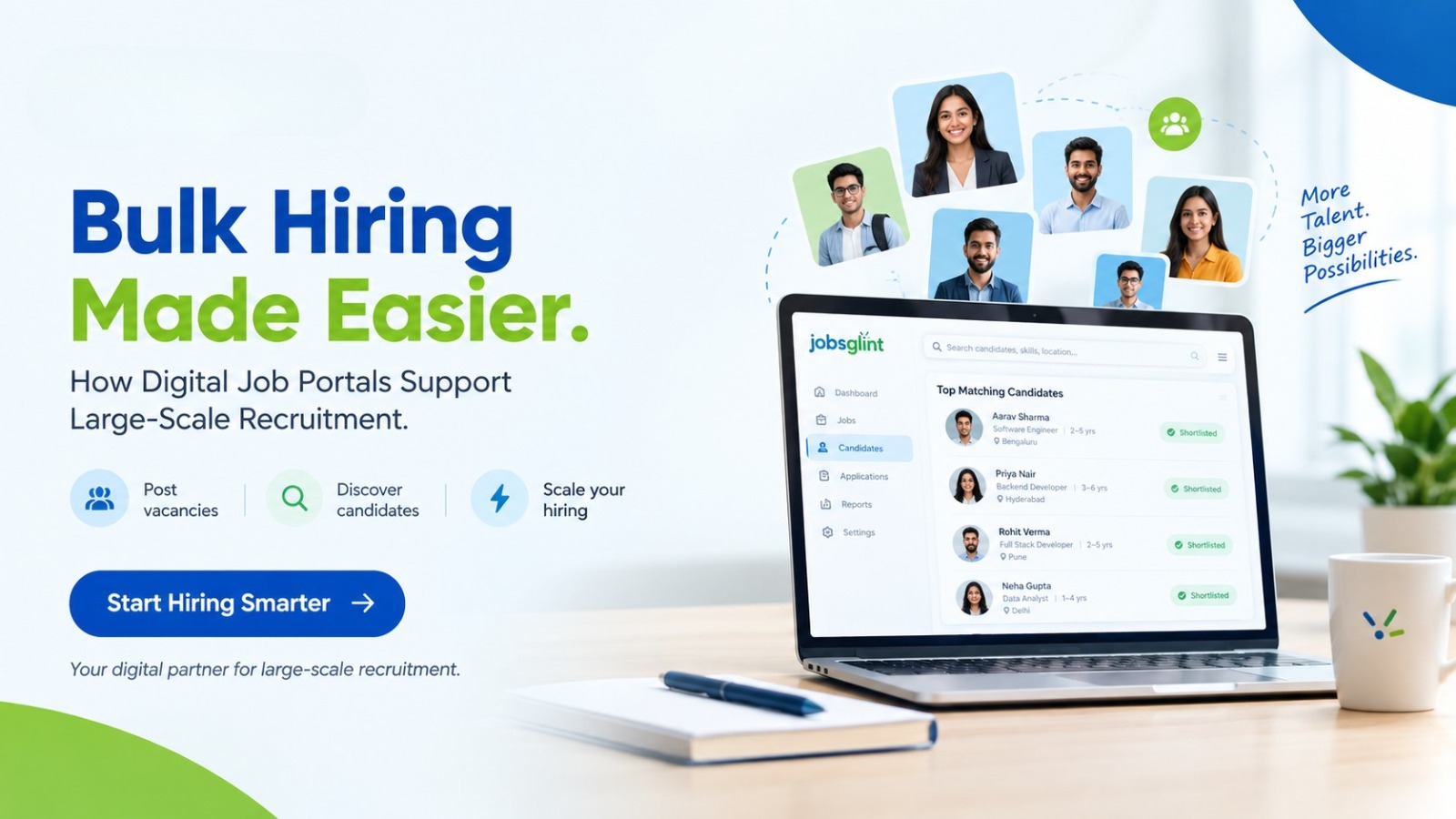 Bulk Hiring Made Easier: How Digital Job Portals Support Large-Scale Recruitment