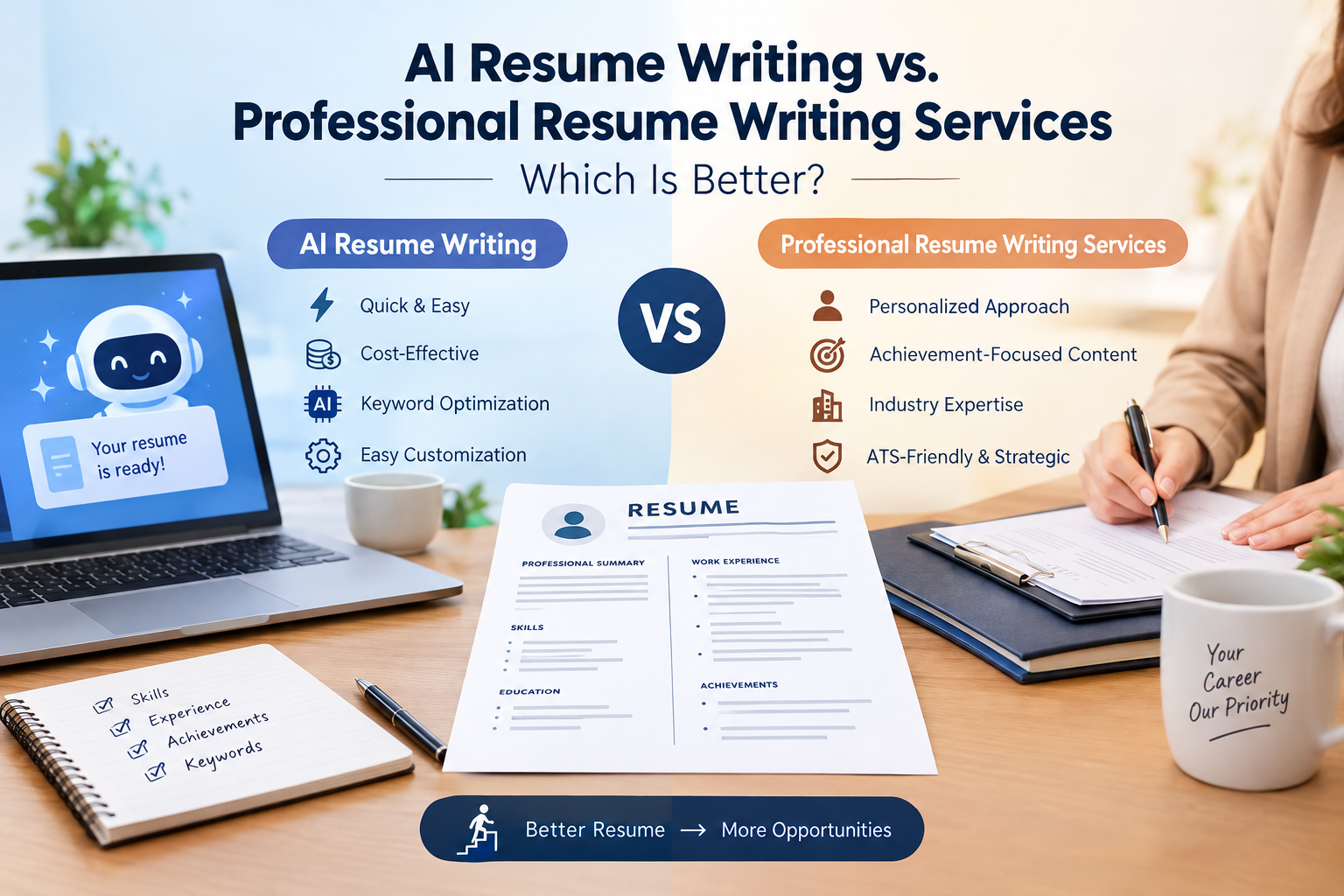 AI Resume Writing vs. Professional Resume Writing Services: Which Is Better?